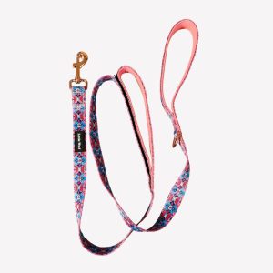 Fuchsia Fantasy Double Handle Leash
